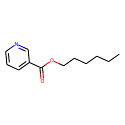 3-Pyridinecarboxylic acid, hexyl ester