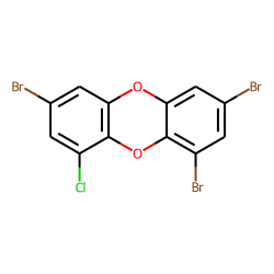 Dibenzodioxin, 1,3,7-tribromo-, 9-chloro-
