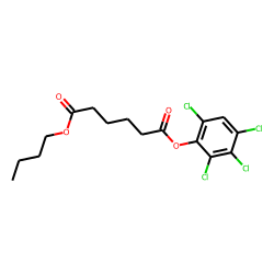 Adipic acid, butyl 2,3,4,6-tetrachlorophenyl ester