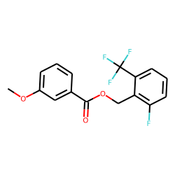 3-Methoxybenzoic acid, 2-fluoro-6-(trifluoromethyl)benzyl ester