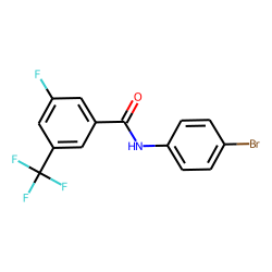 3-Fluoro-5-trifluoromethylbenzamide, N-(4-bromophenyl)-