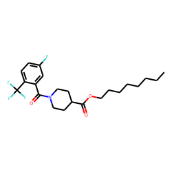 Isonipecotic acid, N-(3-fluoro-6-trifluoromethylbenzoyl)-, octyl ester