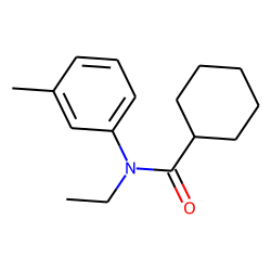 Cyclohexanecarboxamide, N-ethyl-N-(3-methylphenyl)-