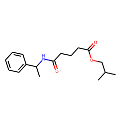 Glutaric acid, monoamide, N-(1-phenylethyl)-, isobutyl ester