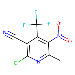 Nicotinonitrile, 2-chloro-6-methyl-5-nitro-4-(trifluoromethyl)-