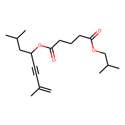 Glutaric acid, 2,7-dimethyloct-5-yn-7-en-4-yl isobutyl ester