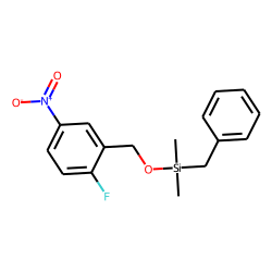 2-Fluoro-5-nitrobenzyl alcohol, benzyldimethylsilyl ether