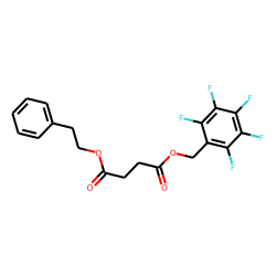 Succinic acid, phenethyl pentafluorobenzyl ester