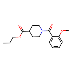Isonipecotic acid, N-(2-methoxybenzoyl)-, propyl ester