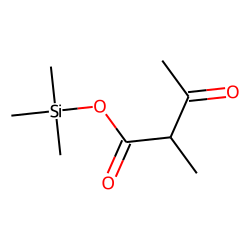 2-Methylacetoacetic acid, mono-TMS