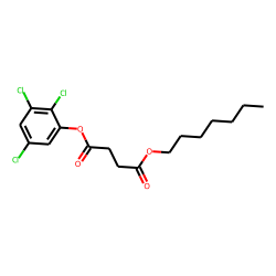 Succinic acid, heptyl 2,3,5-trichlorophenyl ester