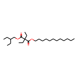 Diethylmalonic acid, dodecyl 2-ethylbutyl ester