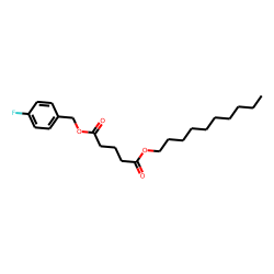 Glutaric acid, decyl 4-fluorobenzyl ester