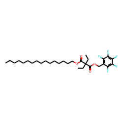 Diethylmalonic acid, hexadecyl pentafluorobenzyl ester