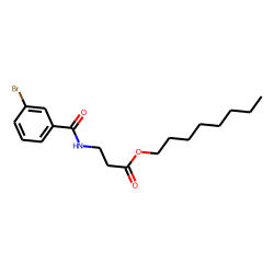«beta»-Alanine, N-(3-bromobenzoyl)-, octyl ester