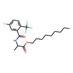 D-Alanine, N-(5-fluoro-2-trifluoromethylbenzoyl)-, nonyl ester