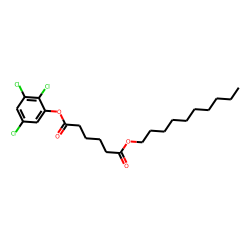 Adipic acid, decyl 2,3,5-trichlorophenyl ester