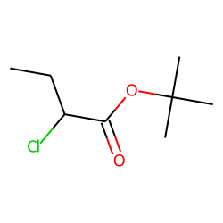 Butanoic acid, 2-chloro, 1,1-dimethylethyl ester