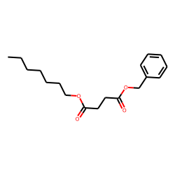 Butanedioic acid, heptyl phenylmethyl ester