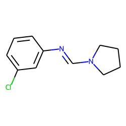 Methanimine, 1-(1-pyrrolidinyl), N-(3-chlorophenyl)
