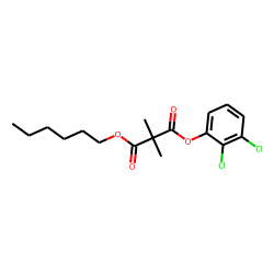 Dimethylmalonic acid, 2,3-dichlorophenyl hexyl ester