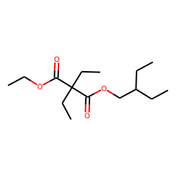 Diethylmalonic acid, ethyl 2-ethylbutyl ester