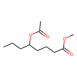 Octanoic acid, 5-(acetyloxy)-, methyl ester