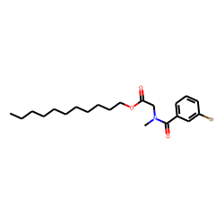 Sarcosine, N-(3-bromobenzoyl)-, undecyl ester