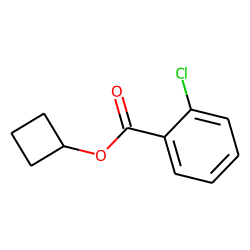 2-Chlorobenzoic acid, cyclobutyl ester