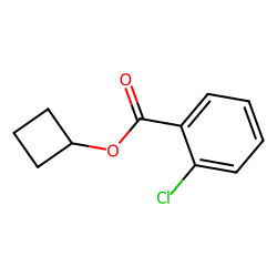 2-chlorobenzoic acid, cyclobutyl ester