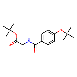 Glycine, N-[4-[(trimethylsilyl)oxy]benzoyl]-, trimethylsilyl ester