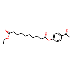 Sebacic acid, 4-acetylphenyl ethyl ester