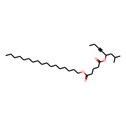 Glutaric acid, heptadecyl 2-methyloct-5-yn-4-yl ester