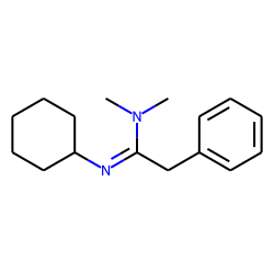 N,N-Dimethyl-2-phenyl-N'-cyclohexyl-acetamidine