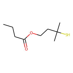 3-Methyl-3-sulfanylbutyl Butanoate