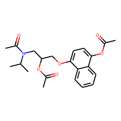 Propranolol hydroxy, acetylated