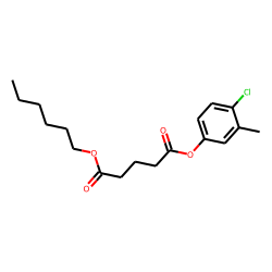 Glutaric acid, 4-chloro-3-methylphenyl hexyl ester