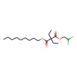 Diethylmalonic acid, 2,2-dichloroethyl nonyl ester