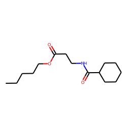 «beta»-Alanine, N-cyclohexylcarbonyl-, pentyl ester