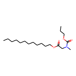 Glycine, N-methyl-n-propoxycarbonyl-, dodecyl ester