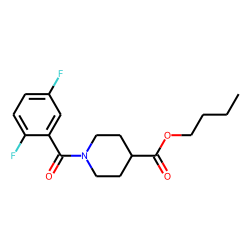 Isonipecotic acid, N-(2,5-difluorobenzoyl)-, butyl ester