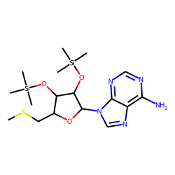 5'-S-Methyl-5'-thioadenosine, bis(trimethylsilyl) deriv.