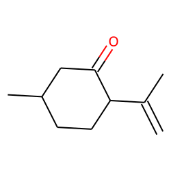 Cyclohexanone, 5-methyl-2-(1-methylethenyl)-, trans-