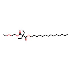 Diethylmalonic acid, 2-ethoxylethyl tetradecyl ester