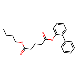 Glutaric acid, 2-biphenyl butyl ester