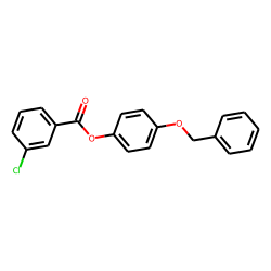 3-Chlorobenzoic acid, 4-benzyloxyphenyl ester