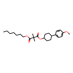 Dimethylmalonic acid, heptyl 4-(4-methoxyphenyl)cyclohexyl ester