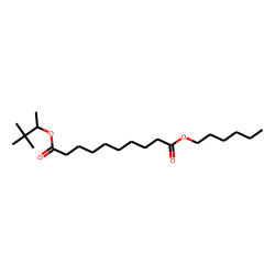 Sebacic acid, 3,3-dimethylbut-2-yl hexyl ester