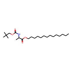 D-Alanine, N-neopentyloxycarbonyl-, tetradecyl ester