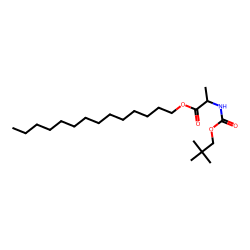 D-alanine, n-neopentyloxycarbonyl-, tetradecyl ester